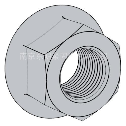 ANSIASME B 18.2.2 - 2015 六角法兰螺母 [Table 12]