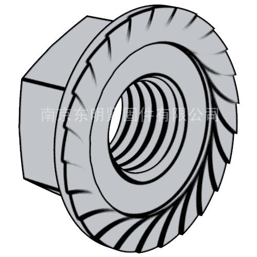 DIN 6923 - 1983 六角法兰螺母