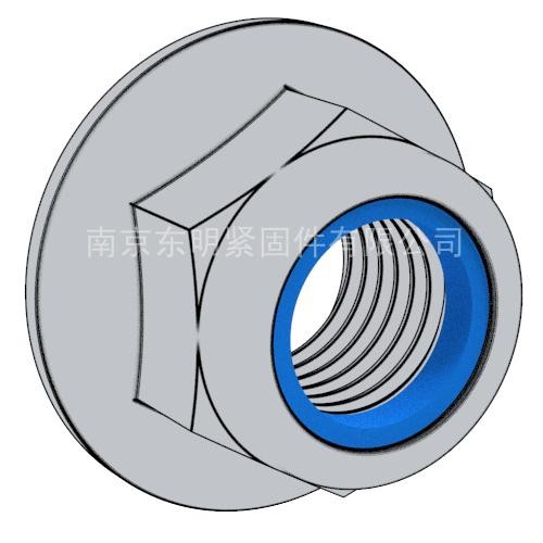DIN 6926 - 1983 非金属嵌件锁紧六角法兰螺母