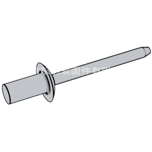 ISO 15973 - 2000 铝帽铁芯封闭型半圆头抽芯铆钉 11级