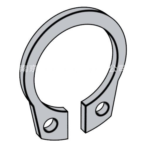 GB/T 894.2 - 1986 B型轴用弹性挡圈