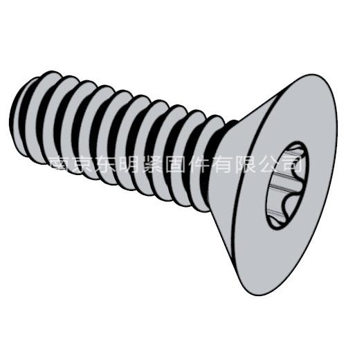 ISO 14582 - 2013 沉头梅花槽螺钉, 高头