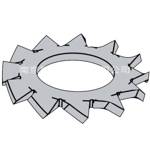 DIN 6798(A) - 1988 外锯齿锁紧垫圈 A型