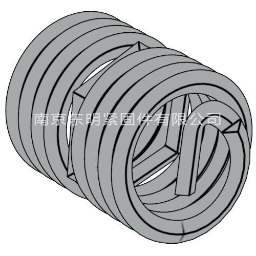 ANSI ASME B 18.29.1 - 1993 UNC螺纹锁紧型钢丝螺套