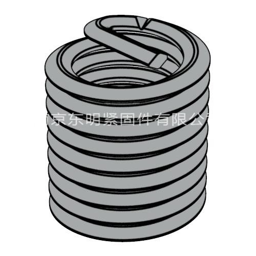 Q 315 普通型有折断槽钢丝螺套 【通孔细牙】